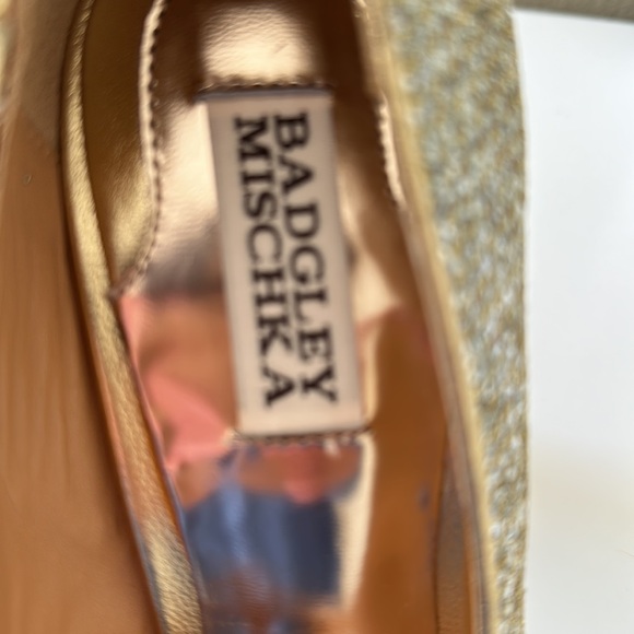 Brand new Badgley Mishka gold pumps. - Picture 4 of 4